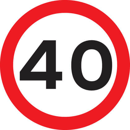 Maximum speed limit