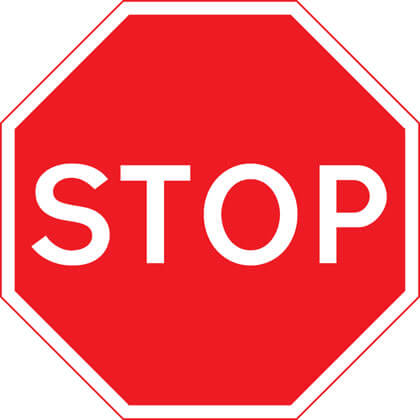 Stop and give way